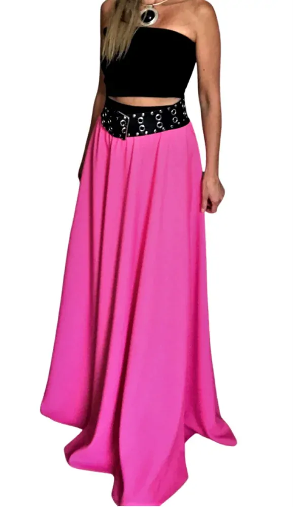 Dlouhá - maxi sukně - BOROS SK-L-PINK 01